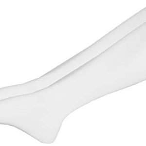NuVein Surgical Stockings, 18 mmHg Support for Embolic Recovery, Medical Unisex Fit, Knee High, Closed Toe, White, Small