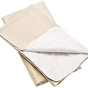 Platinum Care Pads™ Washable Beige Large Standard Reusable Bed Pads/Hospital Underpads, for use with Incontinence and Pets Size 34x36 in, Pack of 4