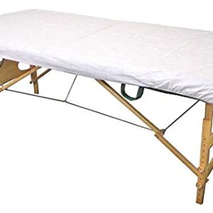 LIFESOFT Disposable Fitted Massage Table Sheet Heavy Duty Facial Bed Cover, 10 Count