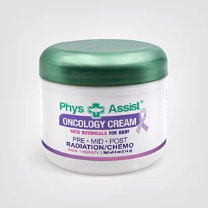 PhysAssist - Oncology Body Cream with Botanicals, 4 oz. Soothing and Hydrating to Stressed Skin. Made with Oils of Lavender, Calendula, and Peppermint. Non-Irritant, Clinically Tested.