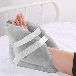 2 PCS Heel Protectors Cushion Pillows Heel Protector Pillow Off-Loading Heel Boot to Relieve Pressure from Sores and Ulcers Ultra Quilted Thick Soft Washable Pressure Relieving Pillow Boot