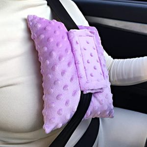 Mastectomy Seat Belt Pillows for Post Op, Breast Cancer Cushions Pads Pacemaker Bypass Recovery Protectors Gift, Hook N Loop Tape
