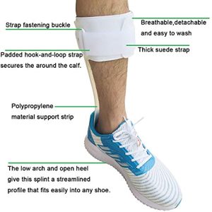 Orthomen Ankle Foot Orthosis Support - AFO Splint - Drop Foot Brace (M-Left)