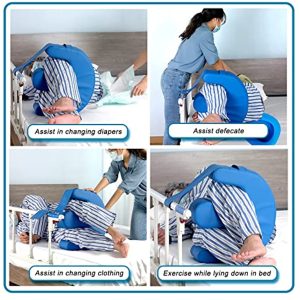 Patient Turning Device U Aid for Bed Patients,Anti Bedsore Turnover Device for Elderly​,Waterproof PU Leather Bed Rest Turning Device