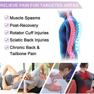 REVIX Ice Pack for Back Injuries Reusable Extra Large Gel Cold Pack for Full Back Pain Relief, Cold Compress Wrap for Swelling, Bruises and Surgery Recovery, Purple