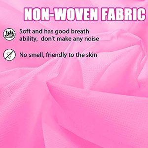 Disposable Massage Table Cover, 20 Pcs Non-Woven Fabric Massage Bed Sheets, 31\" X 78\" Pink Waterproof Spa Bed Cover for Tattoo Chair, Lash Bed