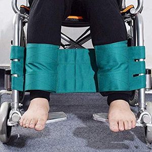 Wheelchair Leg Restraint - Safety Transport Foot Support Belt Straps Adjustable for Elderly & Disabled Accessories