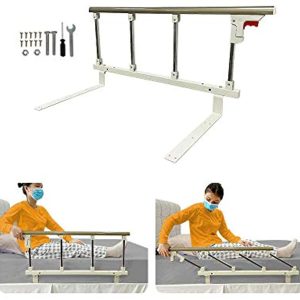 Bed Rails for Elderly Adults Seniors Bed Cane Assist Bar Railings Handle Bedside Rail Adjustable Safety Hospital Assistive Devices Guard Fall Prevention Handicap Grab Bar Support Rail(37\"x14\")