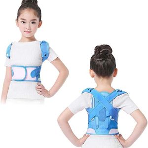 Odowalker Posture Corrector for Kids, Adjustable and Relieves Upper Back Brace Clavicle Support Device for TeenagersImprove Posture and Prevent Slouching (M, Blue)