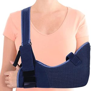 VELPEAU Arm Sling Shoulder Immobilizer - Rotator Cuff Support Brace - Comfortable Medical Sling for Shoulder Injury, Left and Right Arm, Men and Women, for Broken, Dislocated, Fracture,Strain(X-Large)