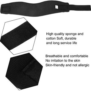 Neck Brace, Soft Sponge Neck Brace Protection Cervical Collar Support Pain Relief Traction Stretcher for Outdoor Fitness(S)