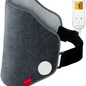 Upgraded Heating Pad for Back Pain Relief, Comfytemp XL Electric Heated Back Wrap with Strap, 9 Heat Settings, 5 Auto-Off, Stay On, Backlight for Cramps, Waist, Lumbar, Abdomen, 15\"x 24\" - Washable