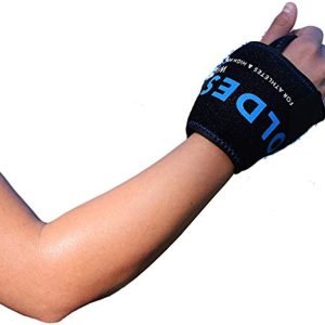 The Coldest Wrist Ice Pack Hand Support Reusable Flexible - Best Cold Therapy Relief for Rheumatoid Arthritis, Tendinitis, Carpal Tunnel Pain, Injuries, Swelling, Bruises and Pain (Wrist Ice Pack)