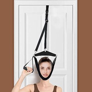 Neck Stretcher Cervical Traction Cervical Neck Traction Device Hammock for Neck Pain,Neck Traction Over Door for Home Use,Neck Pain Relief Physical Therapy AIDS for Neck Decompression