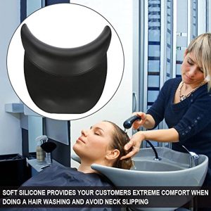 Silicone Shampoo Neck Head Rest Cushion, Durable Soft Hairdressing Backwash Bowl Hair Washing Sink