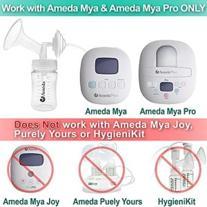 Nenesupply Compatible 21mm Flange for Ameda MYA Ameda MYA Pro Breastpumps. Not Designed for Ameda MYA Joy. Not Original Ameda Pump Parts. Not Original Amede MYA Pump Parts. Replace Ameda MYA Flange.