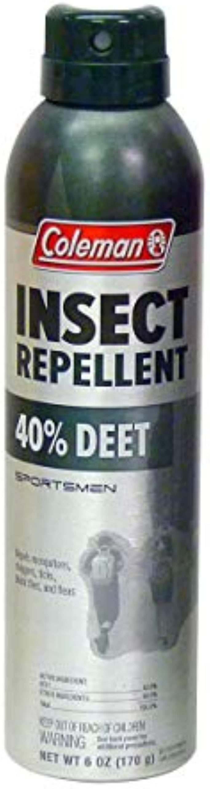 Coleman 40{32738b281d4047e321179ba84fbfac1716d418a350cd035f654346781e806cde} DEET Bug Repellent Spray Insect Repellent Spray