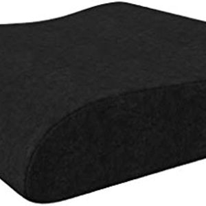 bonmedico Booster Seat Cushion - Ergonomic Wedge/Raiser Chair Cushions for Car, Travel, Home and Office with Padded Foam Support and Elevated Seating Comfort
