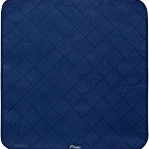 Waterproof Incontinence Chair Pads Non Slip Absorbent Pads, 22\" x 21\" Wheelchair Reusable Seat Pads Cover, Washable Nursery Pee Pad Seat Protector - Navy