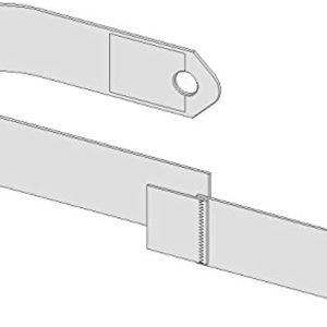 Bodypoint Universal Elastic Extension Strap, Black, Large