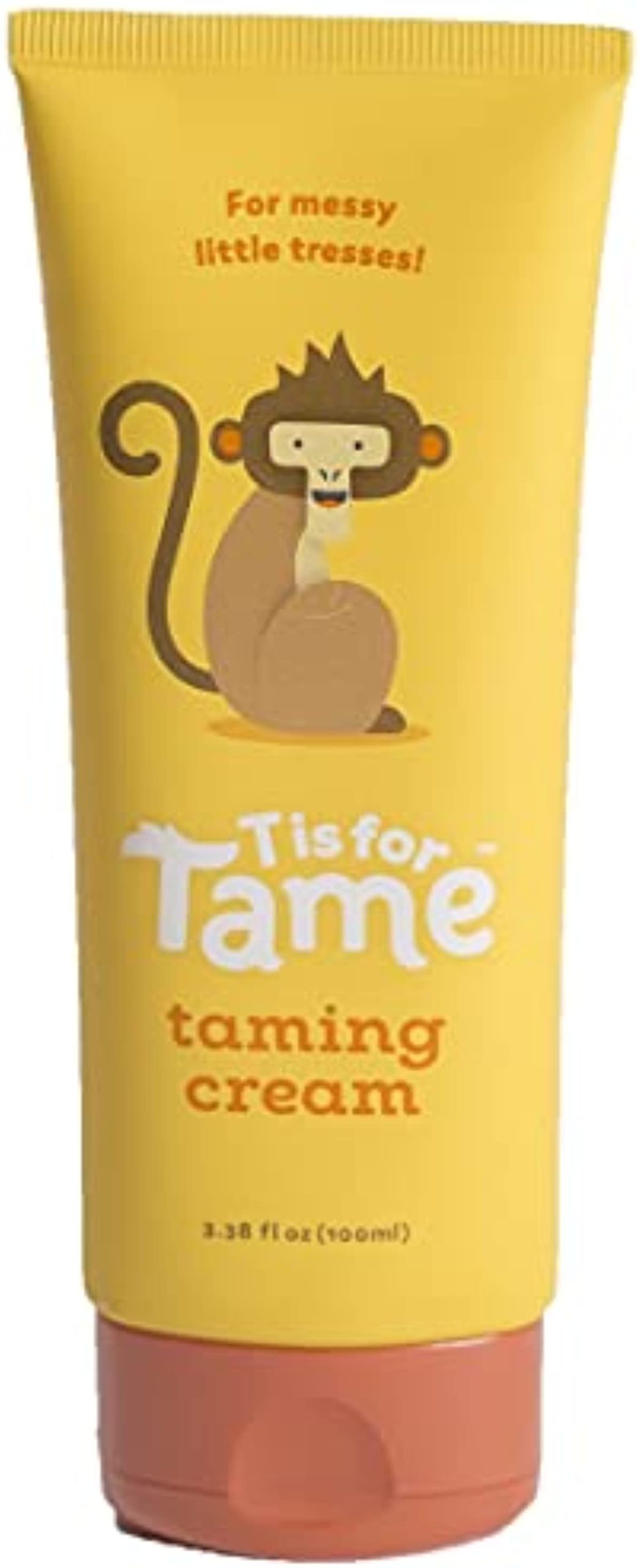 T is for Tame - Hair Taming Matte Cream | All-Natural Hair Products for Babies, Toddlers & Kids Made with Organic Coconut Oil & Jojoba | Light Hold for Flyaway Hair | Not Stiff, Sticky, or Greasy