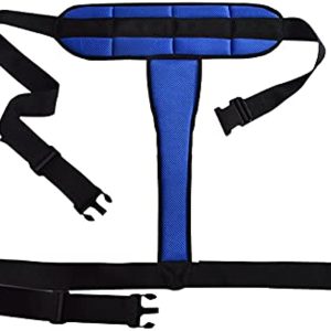 Wheelchair Seat Belt Restraint Systems Chest Cross Medical Restraints Harness Chair Adjustable Strap Patients Cares Elderly Safety