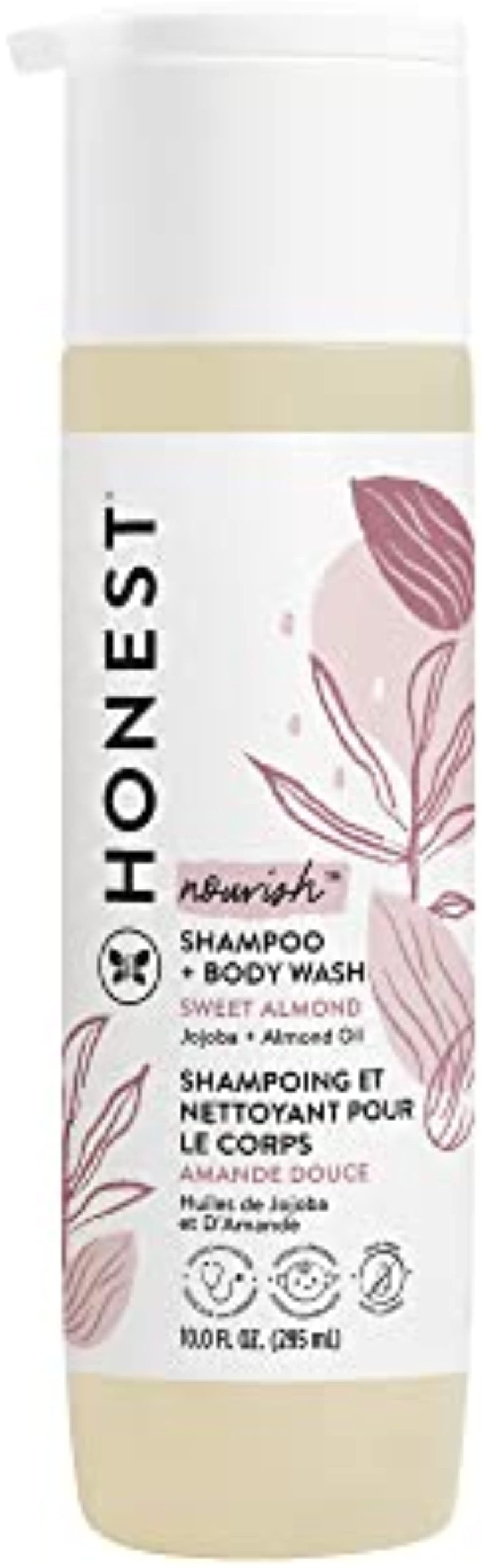 The Honest Company Shampoo + Body Wash, Sweet Almond, 10 Fl. Oz.