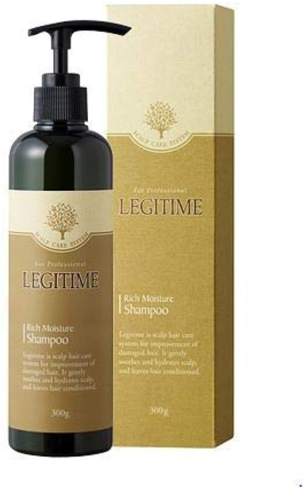 Legitime Scalp Care System Rich Moisture Shampoo. Combat Hair Loss. Made in Korea. Strengthen Hair Roots. Stimulate, Soothes and Hydrate Scalp. For Damaged Hair - 10.14 Ounce