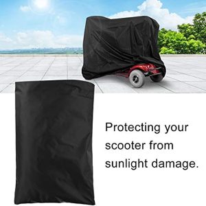Waterproof Mobility Scooter Cover, Professional Eldly Wheelchair Scooter Rain Protection, 66.9 * 24.0 * 46.0inch