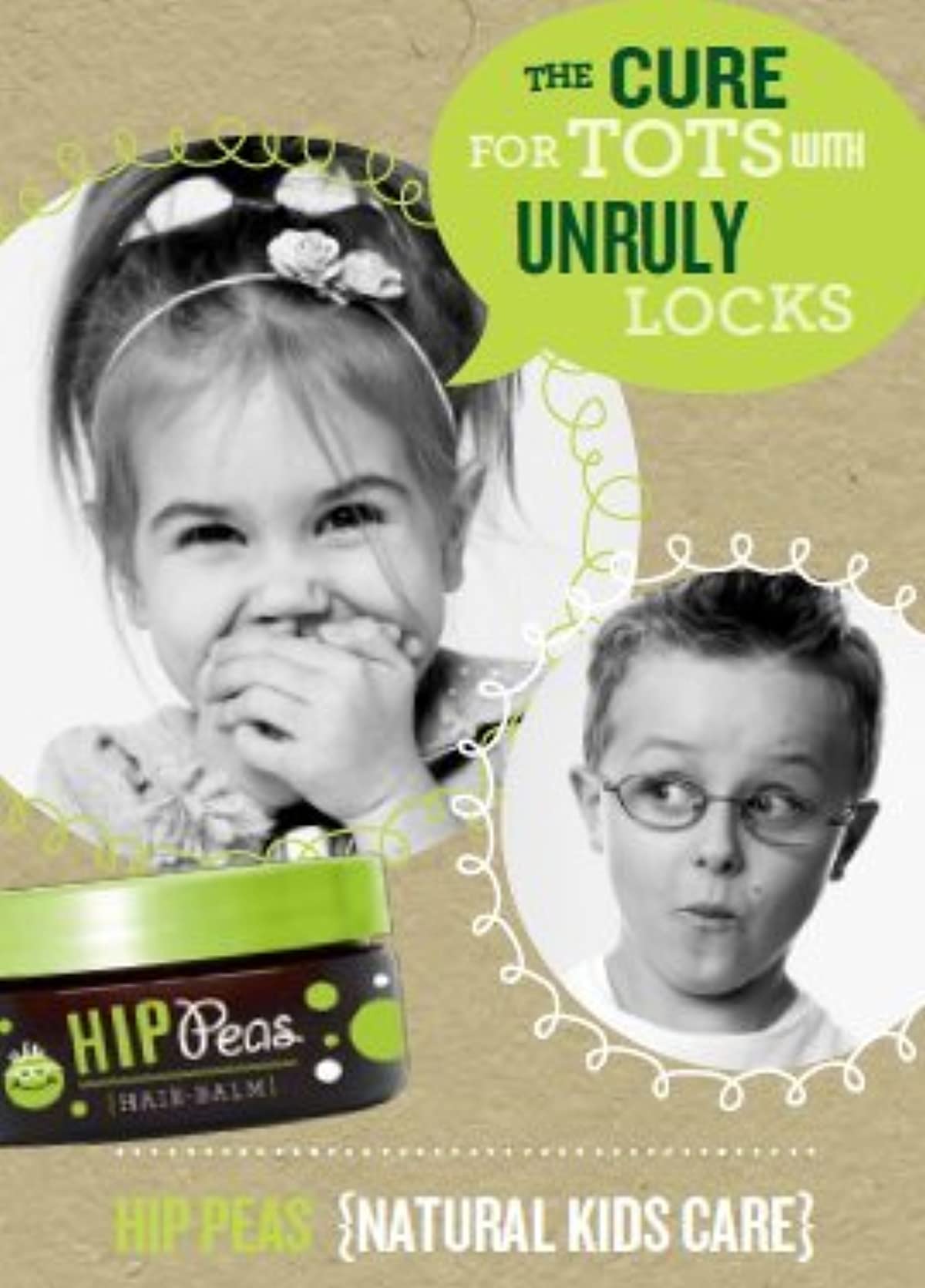 Hip Peas Natural Hair Styling Balm/Gel/Pomade - Light Hold