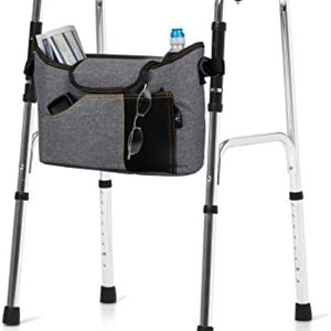 Olivia & Aiden Walker Bag - Wheelchair Pouch for Standard Walkers, Wheelchairs, Bariatric Walkers, and Dual-Point Folding Walkers - Keeps Your Necessities, Accessible and Organized