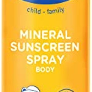 Mustela Baby Mineral Sunscreen Spray SPF 50 Broad Spectrum - Body Sun Spray for Sensitive Skin - Non-Nano, Water Resistant & Fragrance Free - 6 fl.oz.