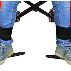 HNYG 2 Piece Set Wheelchair Leg Strap Medical Restraints for Elderly Patient, Wheelchair Seat Belt Restraints Foot Rest Strap, Wheelchair Accessories for Paralysis, Parkinson\'s, Legs Spasm