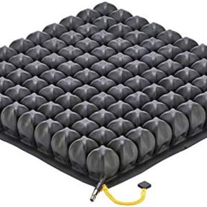 Crown Therapeutics /ROHO Low Profile Single Valve Seating and Positioning Wheelchair Seat Cushion 16-17 x 16-17 ( 1R99LPC) One Each Black