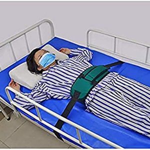 HNYG Medical Bed Restraints for Elderly, Hospital Restraints Bed Strap for Dementia, Care Safety System Guard, Soft Personal Roll Belt Control Limb,Bed Restraints Fall Prevention
