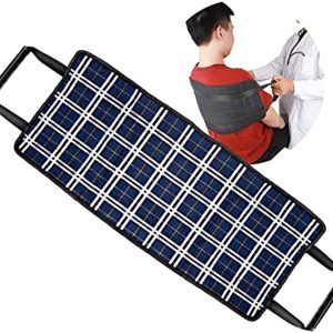 33.8Inch Bed Transfer Nursing Sling LMNOOP, Home Padded Assist Gait Belt, Mobility Standing and Lifting Aid for Elderly, Seniors, Disabled, Safely Move from Bed and Wheelchair for Patient Care