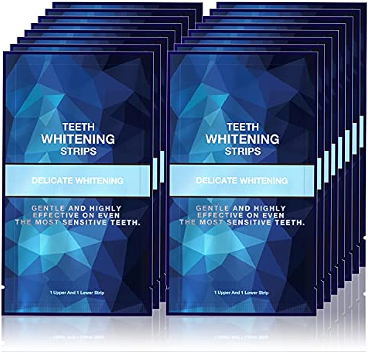 Teeth Whitening Strips for Teeth Sensitive , Reduced Sensitivity White Strips for Teeth Whitening , Dental Teeth Whitening Kit Pack of 28 Whitener Strips (14 Treatments)