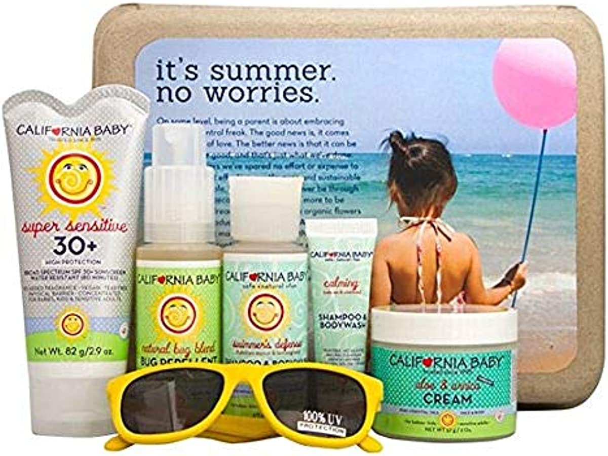 California Baby Summertime Essentials Kit - This Kit is a Great Way to Try Some of Our Sun-care Products & A Variety of Skin Soothing After-Sun Products Makes This Collection Complete