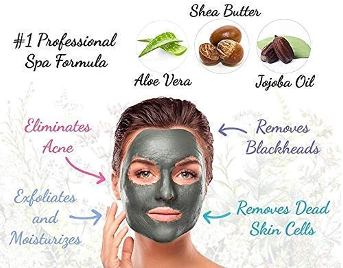 Dead Sea Mineral Mud Mask Scented with Lavender for Face and Body - 100{e8d9282db550ebc63a99b95c7c5a013fa9fd2d4b10125cea4923f0e921d6899e} Natural Minerals - Minimize Pores, Remove Blackheads, Reduce Acne and Wrinkles for Men and Women, a Healthier Complexion 8.8 oz