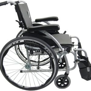 Karman Healthcare Ergonomic Wheelchair Seat, Pearl Silver Frame and Cushion, 16\" x 17\"