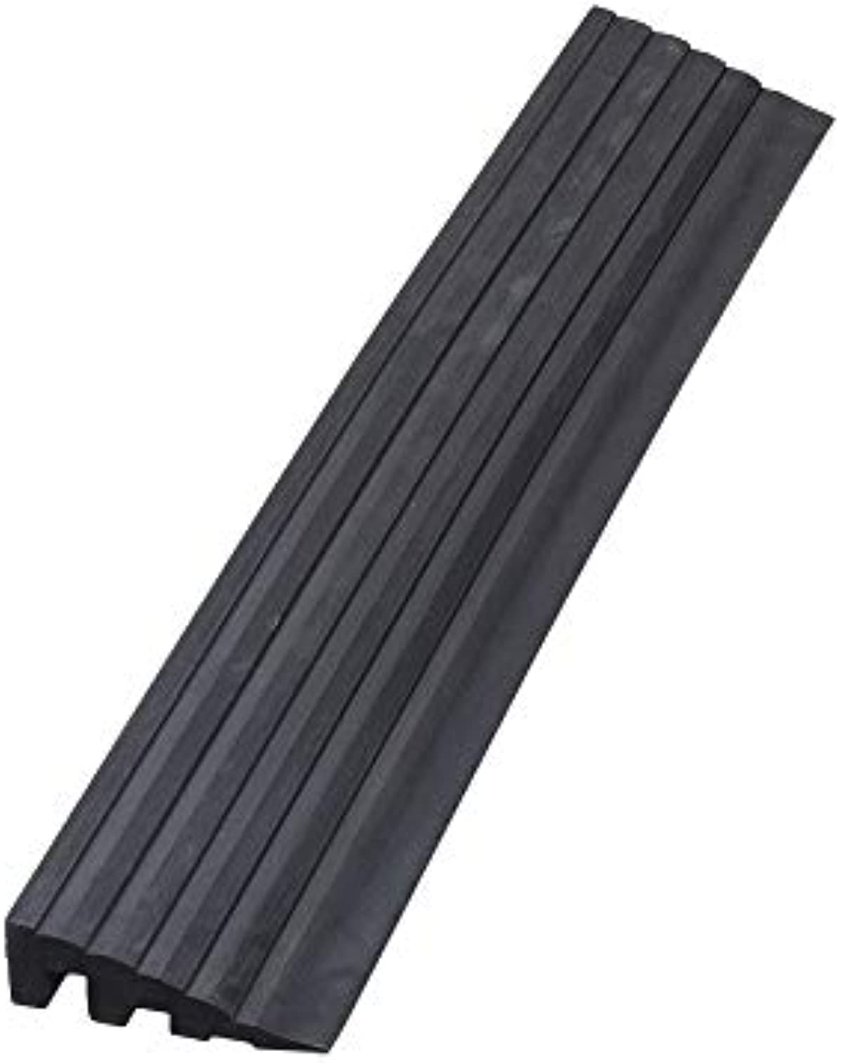 AlveyTech 7/8\" Rubber Threshold Ramp for Self-Balancing Hoverboards, Power Chairs, and Mobility Scooters
