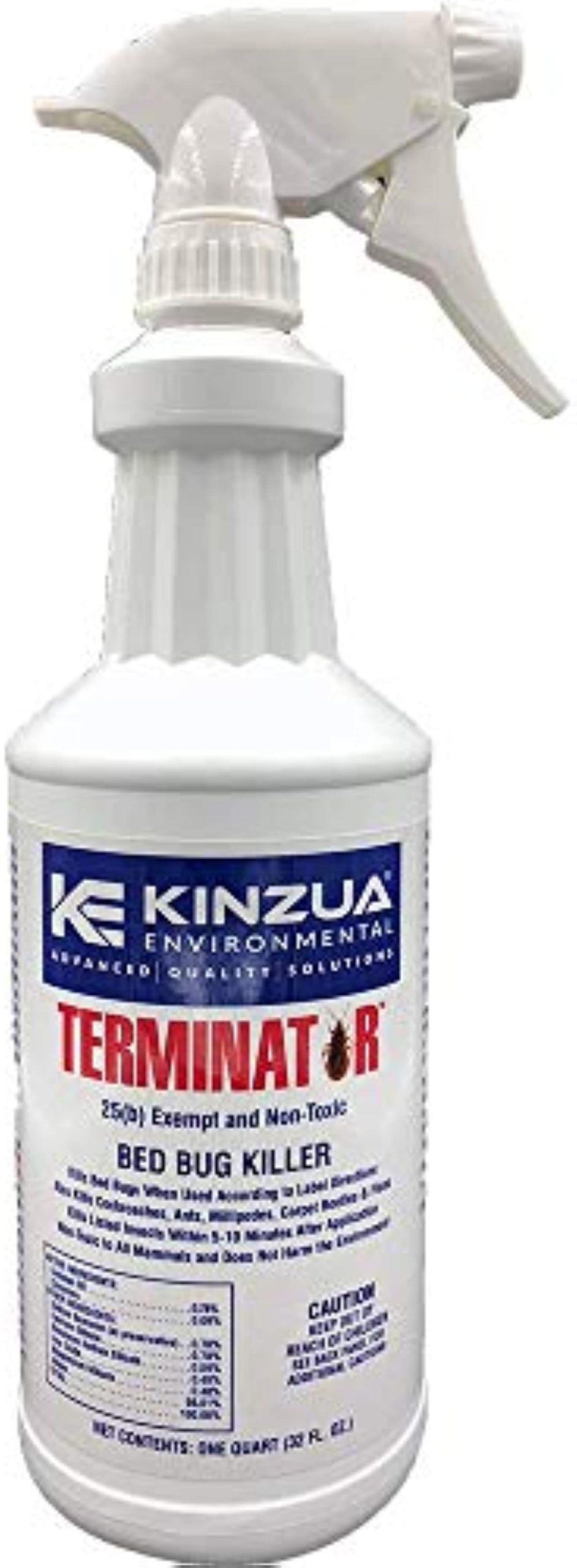 Terminator (32 oz) | Bed Bug, Ant, Flea & Cockroach Killer | All Natural, Non-Toxic, Child & Pet Friendly, 100{1ed92ee85cf7b964fd6d75d559e4a8450a56a2198d75baad4398af760c92c4ff} Effective, Fast Acting, Stain & Odor Free, Extended Protection 30 Days (32 oz)