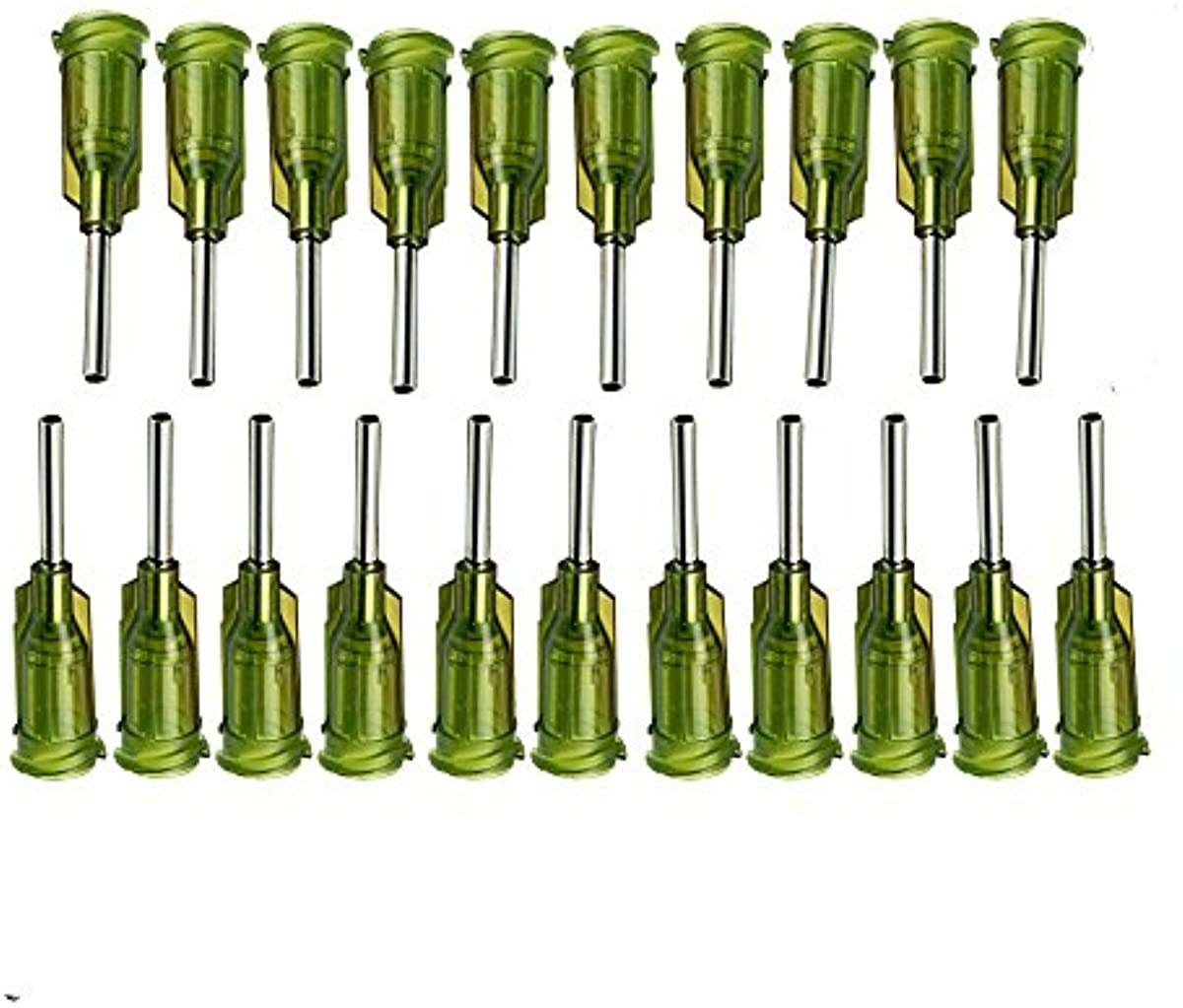 Industrial Blunt Tip Dispensing Needles with Luer Lock 14 Ga x 1/2\'\' - 100 PCS