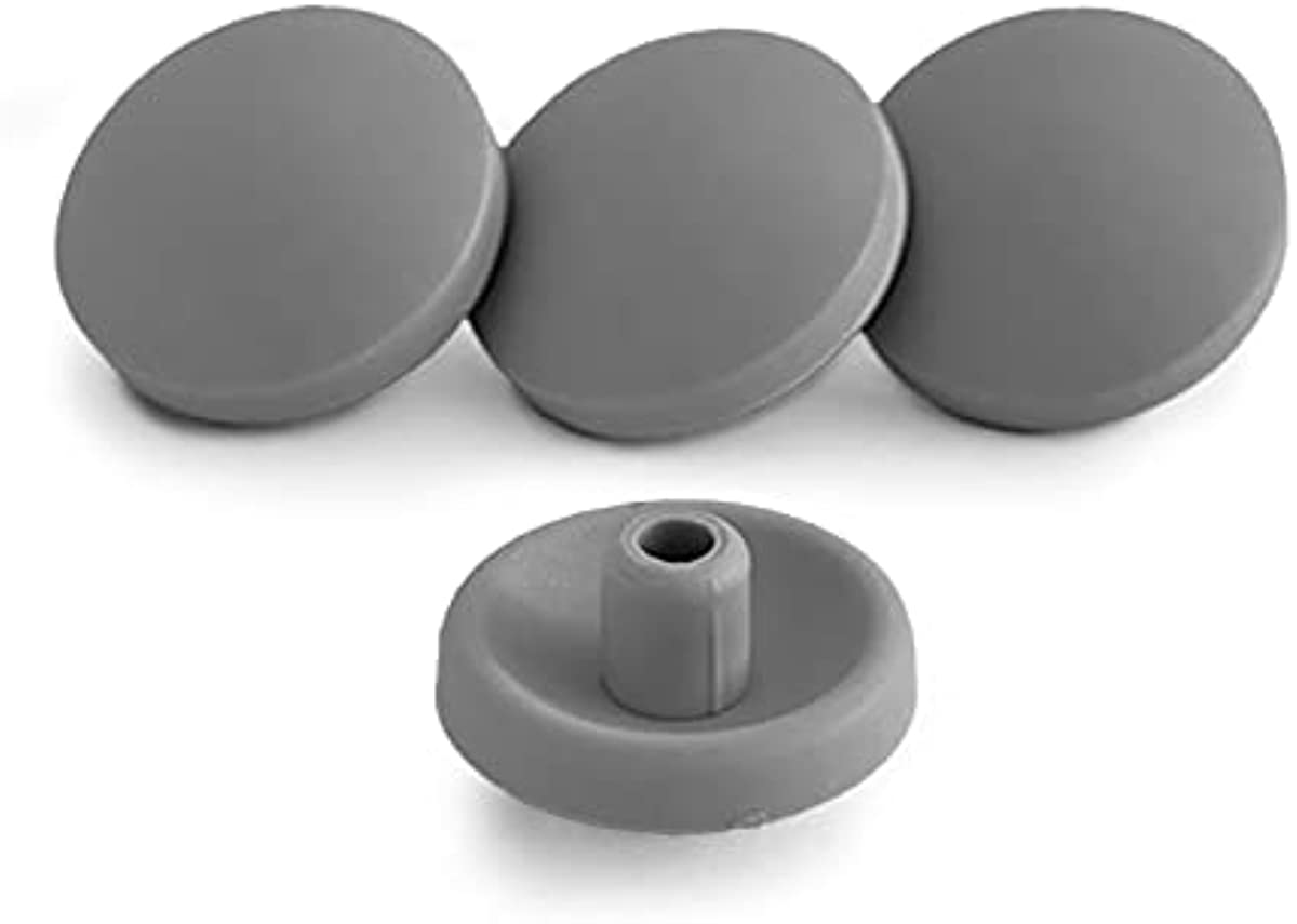 Heavy Duty Replacement Pads for Drive Tennis Ball Glides - Gray - 2 Pairs