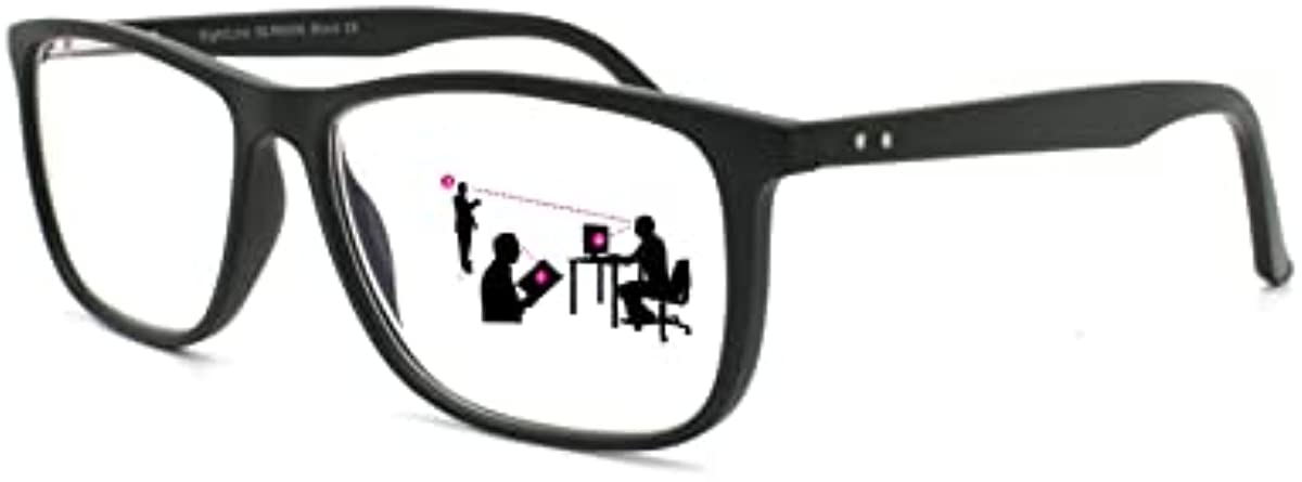 Sightline Six-006 Multifocus Reading Glasses- Premium Quality Frame -Medium to Large Fit 1.50 Magnification