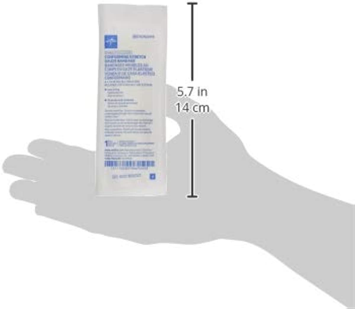 Medline 21734 Sof-Form Conforming Bandages, Sterile, 4\" x 75\", Box of 12