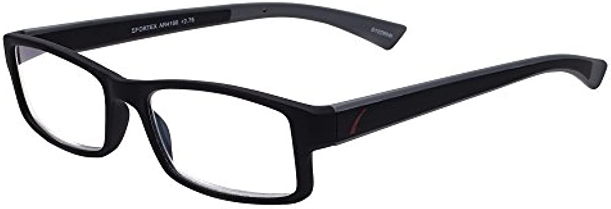 Select-A-Vision mens Sportex Ar4160 Gray Reading Glasses, Gray, 29 mm US