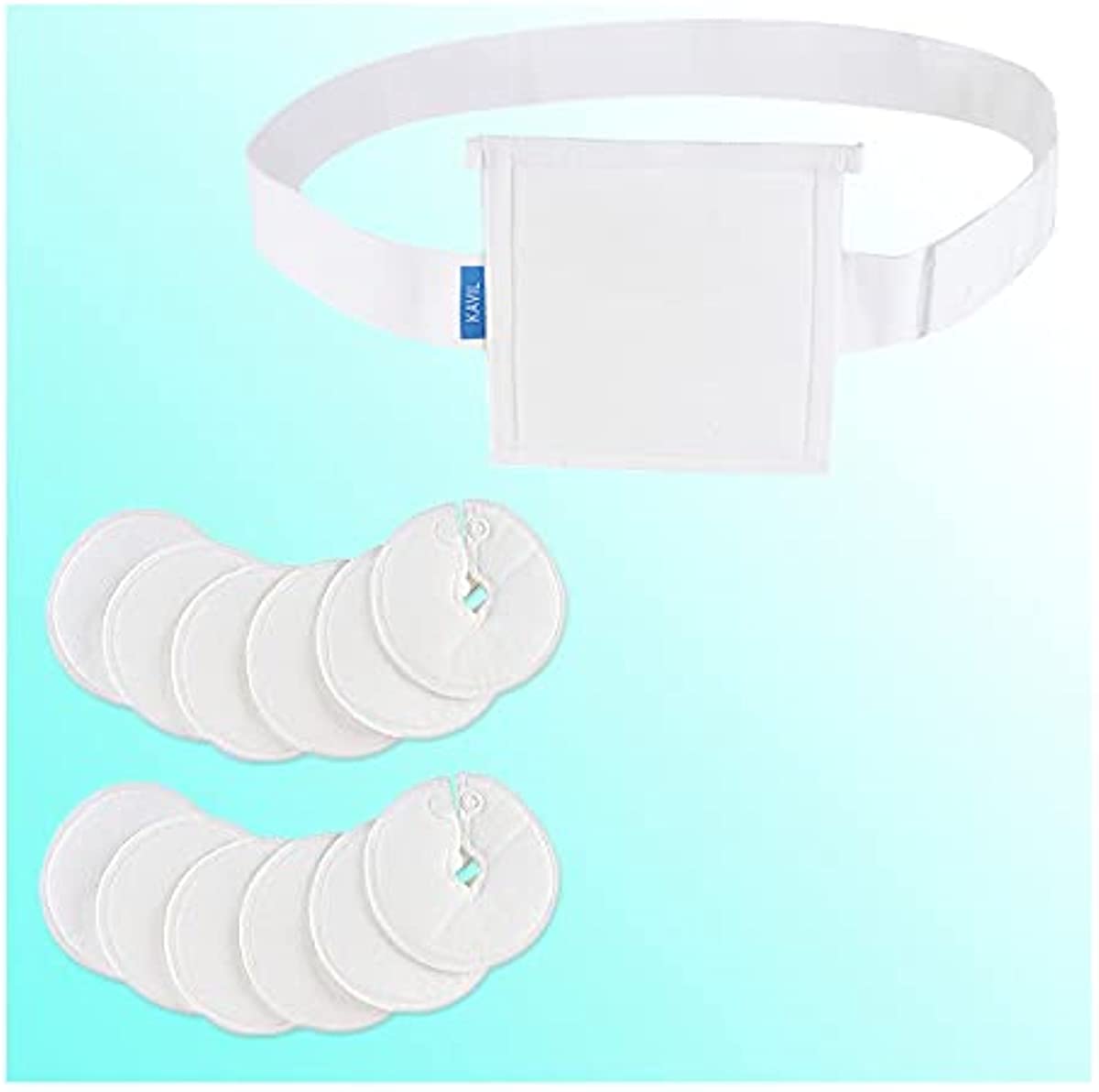 Gtube Button Covers (12 Pcs) and Feeding Tube Belt (1 Pcs) Supplies Peritoneal Dialysis Accessories G Tube Pads Pd Peg Tube Holder Ostomy Accessories