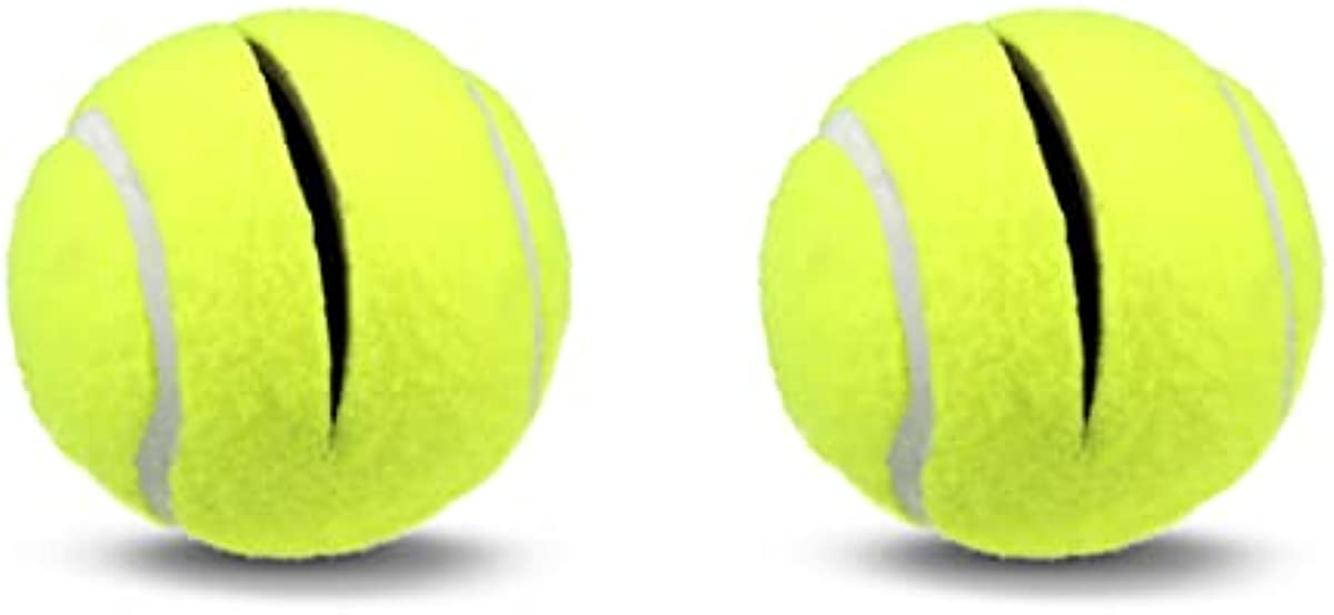 AHS American Hospital Supply Tennis Balls for Walker Legs | Tennis Balls for Walkers for Seniors | Pair of 2 Precut Tennis Balls, Yellow