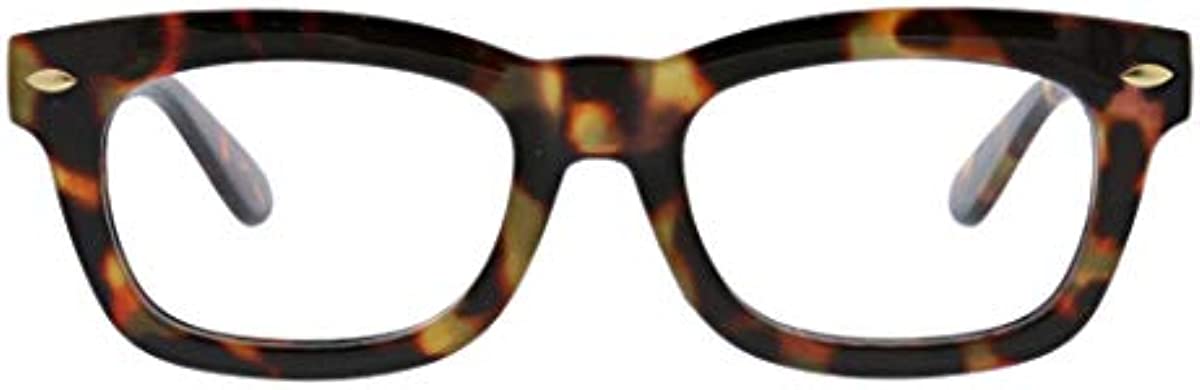 Peepers by PeeperSpecs Women\'s Lois Cat-Eye Blue Light Blocking Reading Glasses